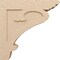 Ekena Millwork 9"W x 36"D x 36"H Thin Mayflower Rough Cedar Woodgrain TimberThane Corbel, Primed Tan CORUR09X36X36MAYRCPR - alternate 2